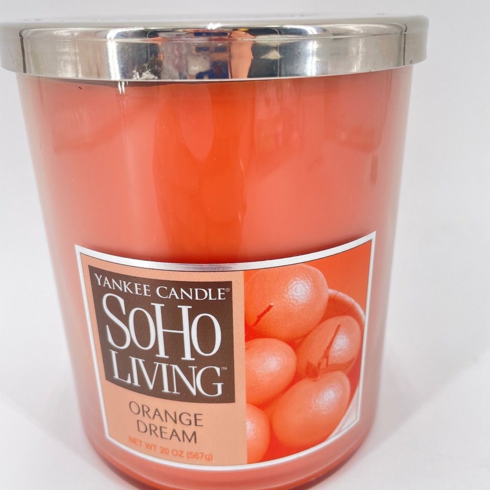 Yankee Candle Soho Living Orange Dream 20 oz 2 Wick Scented Jar Candle Unlit